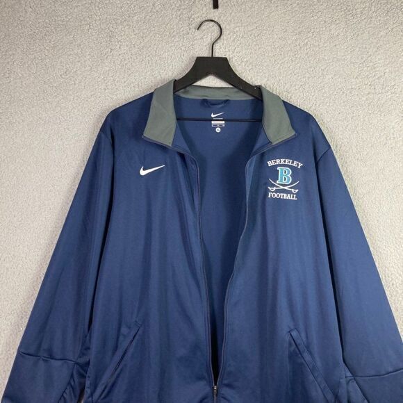Berkeley Nike Football Jacket Mens Size XL Cal Bears Full Zip University NCAA - Picture 5 of 9